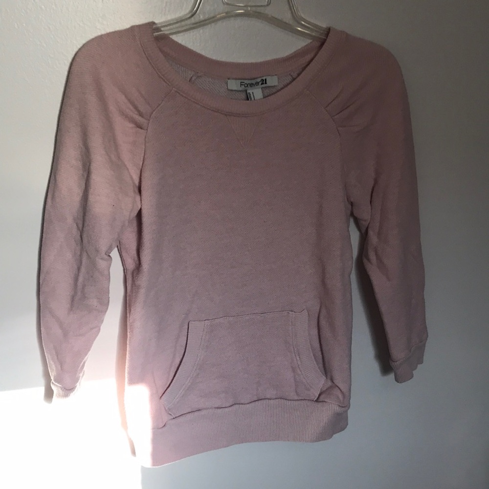 Blush pullover